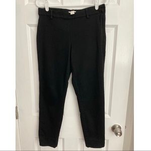 H&M Black Tapered Ankle Dress Pants size 10